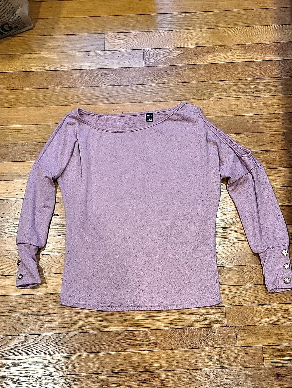 SHEIN Long Sleeve Top in Pink Size Small Like New